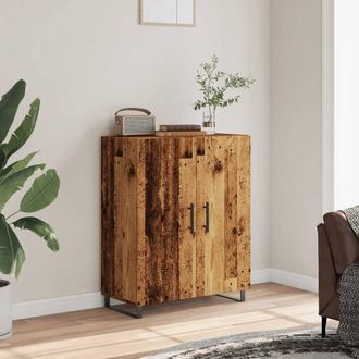 Berkfield Home Sideboard Old Wood 69.5x34x90 cm Engineered Wood in Brown