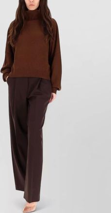 Loulou Studio cashmere merino wool high neck long sleeve sweatshirt