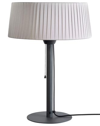 Beliani Estufa de infrarrojos de pie para exterior 1500 W Gris