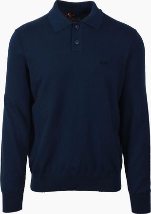 HUGO BOSS Mens Boss Orange ASAC POLO OPAL BLUE - Size: 40