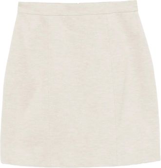 Saiid Kobeisy tailored skirt - Neutrals