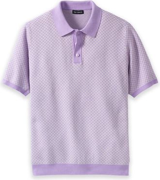 Paul Fredrick Cotton Three Button Polo
