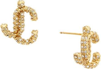 Jimmy Choo London Jc Stud Earrings
