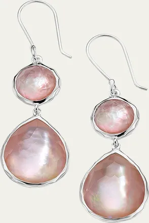 Ippolita Double Drop Earrings in Sterling Silver