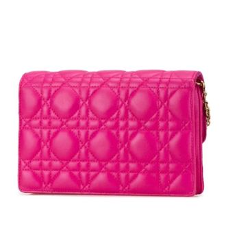 Dior Pre-owned Clutches, female, Pink, Size: ONE SIZE Pre-owned Leather Clutch