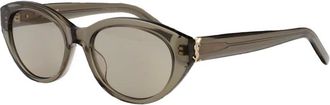 Saint Laurent Dames, Accessoires, Grijs, Maat: 54 MM