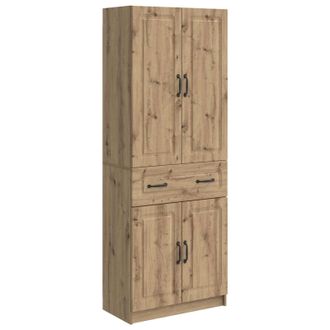 vidaXL Juego De Armarios 2 Uds. Roble Artisan Madera De Ingenier&iacute;a Vidaxl