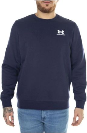 Under Armour Crewneck Sweatshirt - Heren - Sweatshirts - Blauw - 2XL - Katoen - Hoodies & sweatvesten