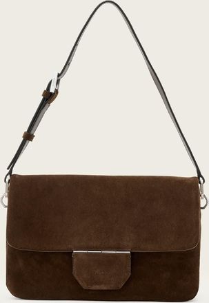 AllSaints Leather Ondine Suede Shoulder Bag, Size: One Size