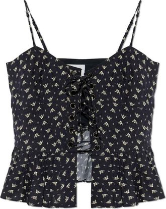 Isabel Marant Dolma Top - Dames - Tops zonder mouwen - Zwart - M - Katoen - Tops