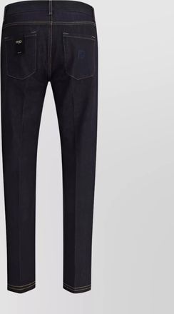 Fendi tailored straight leg jeans