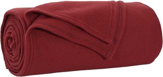 vidaXL Mantitas De Sof&aacute; 24 Uds. Rojo Burdeos 170 X 130 Cm 7.81 Kg Lana Vidaxl