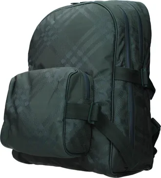 Burberry Mens Green Fabric Backpack