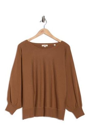 Max Studio Dolman Elbow Sleeve Sweater in Vicuna at Nordstrom Rack, Size 3X
