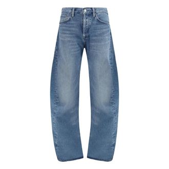 A Gold E Spiral Jean - Dames - Jeans - Blauw - Maat: W28 Katoen
