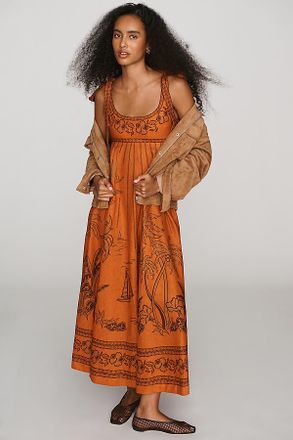 Alemais Boathouse Ballet Linen Dress