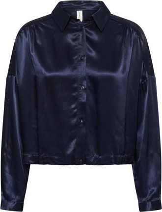 Part Two Blouses & Shirts - Dames - Overhemden - Blauw - S - Overhemden