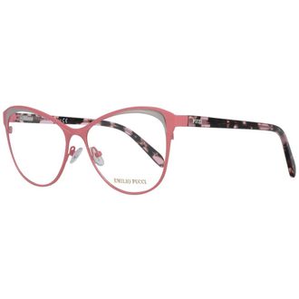 Pucci Accessoires, Dames, Veelkleurig, ONE Size, Roze Metalen Optische Frames voor Vrouwen
