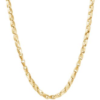Pompeii3 Mens Seed 14k Gold (72gram) or Platinum (135gram) 4.5mm Link Chain Necklace 24