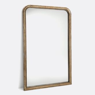 La Redoute Interieurs Spiegel in massief mangohout 100x160 cm, Afsan