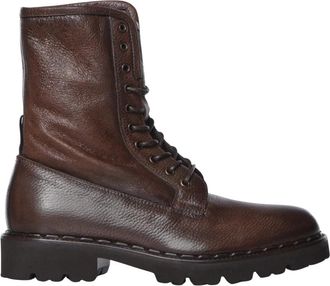 Eleventy Lace-up Boots - Heren - Veterlaarzen - Bruin - 42 EU - Leer - Schoenen