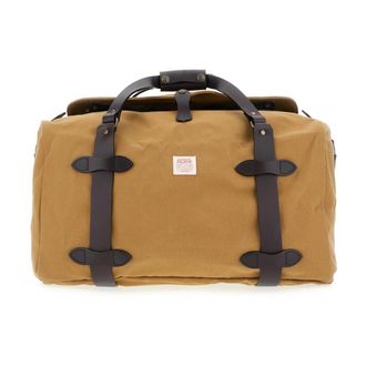 Filson Medium Duffle Bag - Heren - Weekendtassen - Beige - ONE Size - Katoen - Tassen