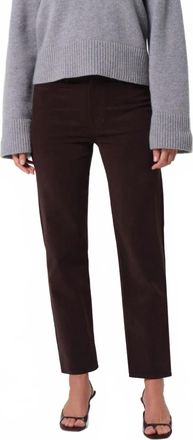 Citizens Of Humanity Caia High Rise Straight Pants In Barrister
