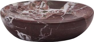 Aquanova Handgefertigte, luxuriöse Seifenschale Mundo Rosso aus Marmor