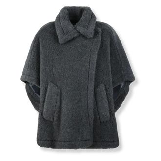 Max Mara Capa Tebe - Jackets - Mujer - Gris - ONE SIZE