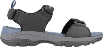 Skechers Trendy Platte Sandalen voor Vrouwen - Heren - Sandalen - Grijs - 43 EU - Schoenen