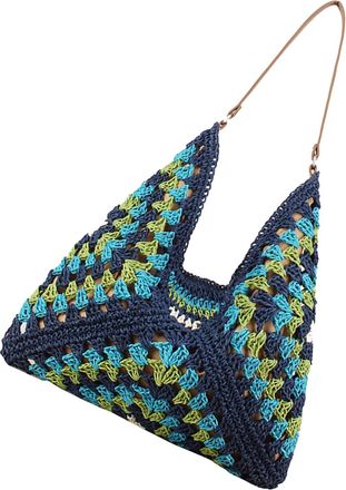 Generic Woven Handbag - Large Capacity Bohemian Straw Colored Pouch - Women Summer Bags | for Home School Daily Offices Dating Outdoor Travel Work Walking Sho