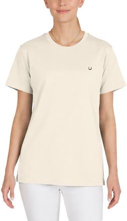 Dalix Womens Lil Smile Jersey Relaxed Tee in Natural at Nordstrom, Size Xx-Large