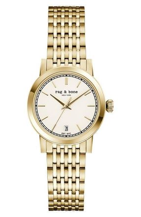 Rag & Bone Reign Bracelet Watch, 32mm in Gold-Tone at Nordstrom