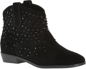 Michael Michael Kors Suede Ankle Boots Dani, Womens, Black
