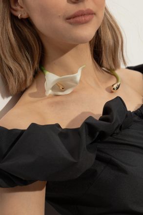 Cult Gaia Choker Calla, Womens, Green