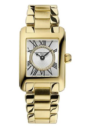 Frederique Constant Frédérique Classics Carrée WoMens Gold Watch FC-200MCDC35B Stainless Steel - One Size