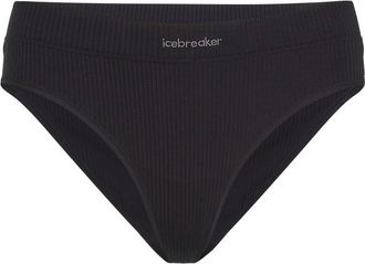 Icebreaker Merino Blend Rib Lotus Hipster Merinounterw&auml;sche f&uuml;r Damen | schwarz