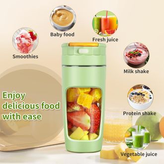 OEM Vaso Batidor Port&aacute;til - Gran Capacidad De 600 Ml, Tama&ntilde;o Ideal Para Viajes, Perfecto Para Preparar Batidos Y Cremas. Cuchillas M&uacute;ltiples De Alta Veloc
