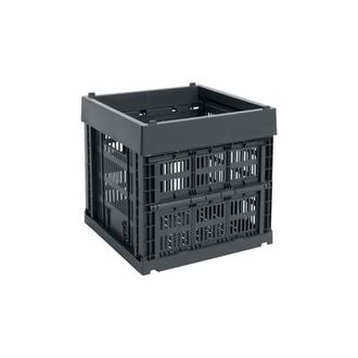 HAY Basket Colour Crate - Grey - Recycled polypropylene - Designer Hay Studio