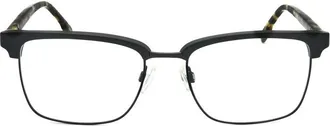 Quiksilver Mens Black Square Eyeglass Frames QS1009-1