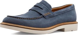 Ecco London Penny Loafer Mens Shoes Ombre Suede : EU 46 (US Mens 12-12.5) M, Leather