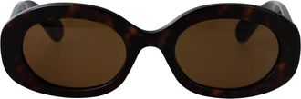 Chlo&eacute; Stijlvolle zonnebril voor een trendy look - Dames - Zonnebrillen - Bruin - 53 MM - Accessoires