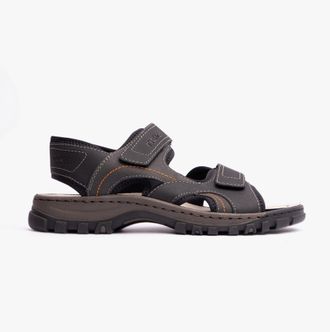 Rieker 25053-00 Mens Sandals Black - Size UK 9.5