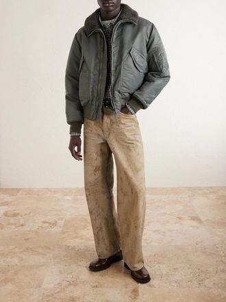Wtaps Padded Fleece-Trimmed Shell Jacket