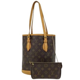 Louis Vuitton Pre-owned Bucket Bags, female, Brown, Size: ONE SIZE Pre-owned Bucket Bag