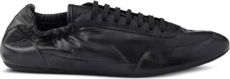 Prada leather sneakers - Black