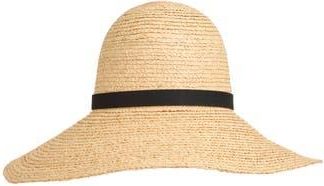 Bruno Magli Wide Brim Sun Hat in Natural at Nordstrom Rack