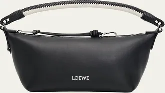 Loewe Cala Leather Top-Handle Bag