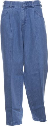 Cellar Door Blue Tito 69 Cotton Denim Balloon Jeans