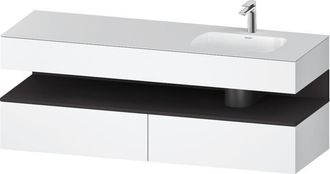 Duravit Qatego Lavabo Encastrado Con Base De Lavabo Consola, - Duravit